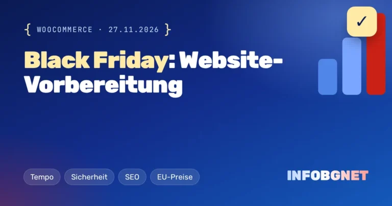 Black Friday: Website-Vorbereitung 2026 – Checkliste für Geschwindigkeit, SEO und EU-Preisregeln